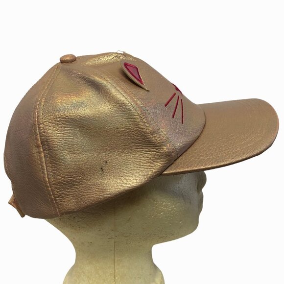 Capelli New York Pink Metallic Kitty Cat Hat Adjustable - Picture 3 of 8